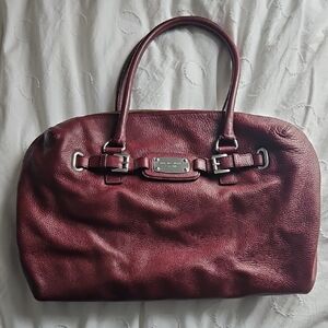 Michael Kors Burgundy Shoulder Bag